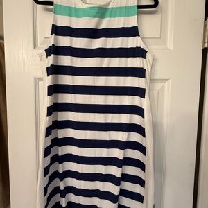 Vineyard Vines Navy and White Striped Dress